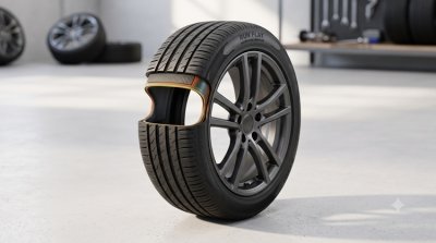 opona runflat przekrój